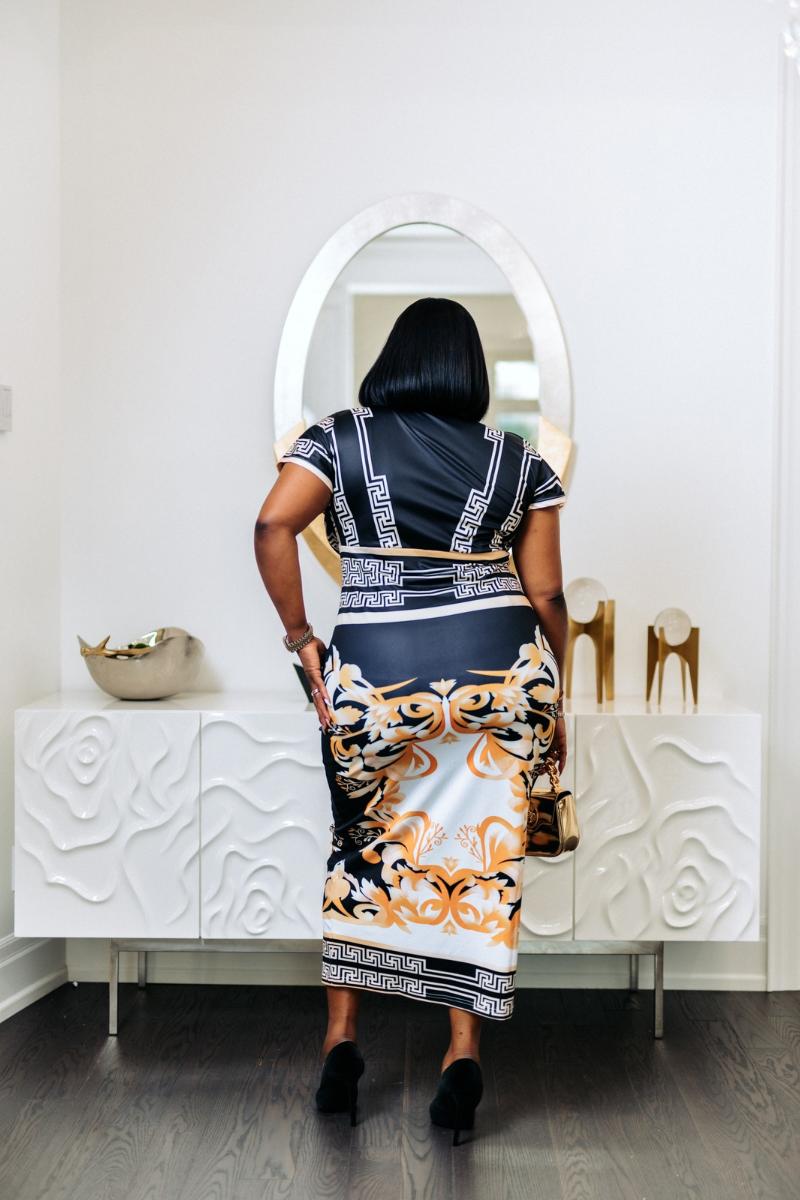 Baroque Luxe Dress