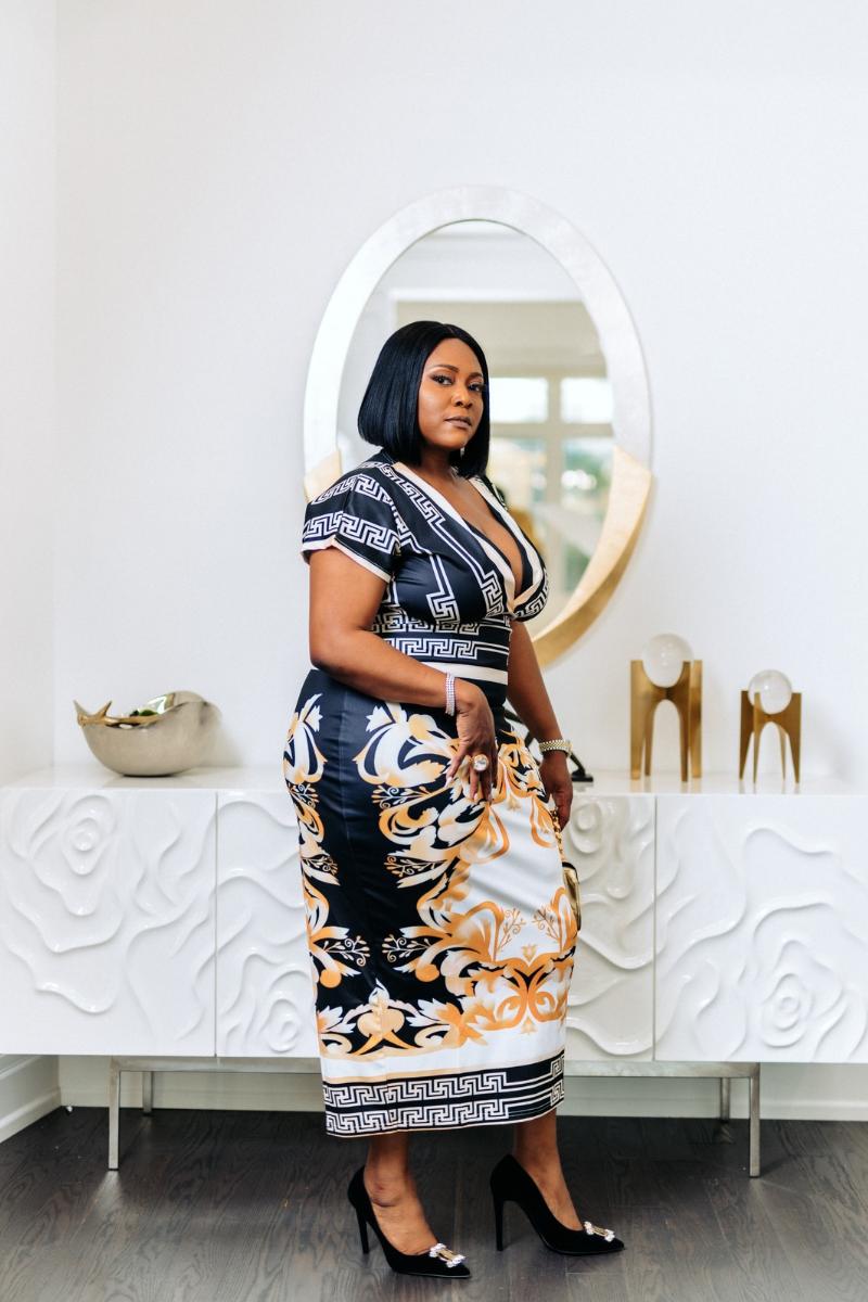 Baroque Luxe Dress