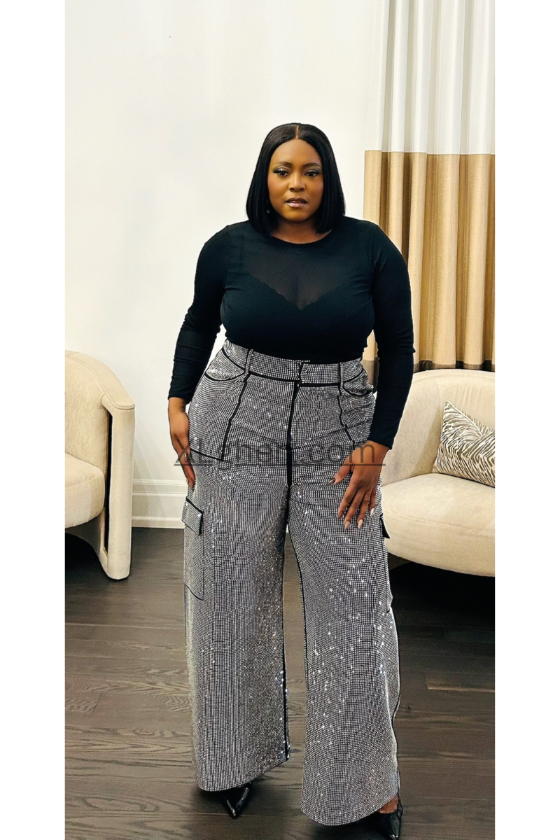 Kamzy Crystal Embellished Pants