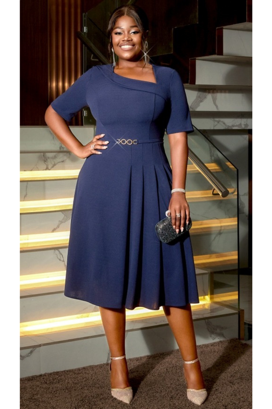 Shoshana Belted Midi Dress - PRE ORDER