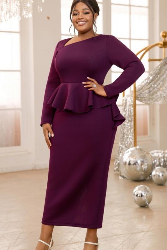Mika Peplum Midi - PRE ORDER
