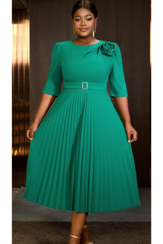 Yaffa Pleated Dress - PRE ORDER