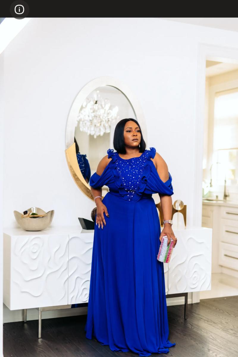 Aliza Moda Cold Shoulder Dress